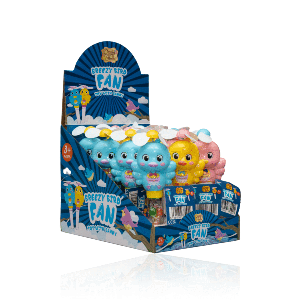Candy Paradise Brezzy Bird Fan Toy With Candy