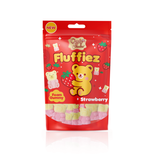 Candy Paradise Fluffiez Strawberry Foam Gummy 12x100g