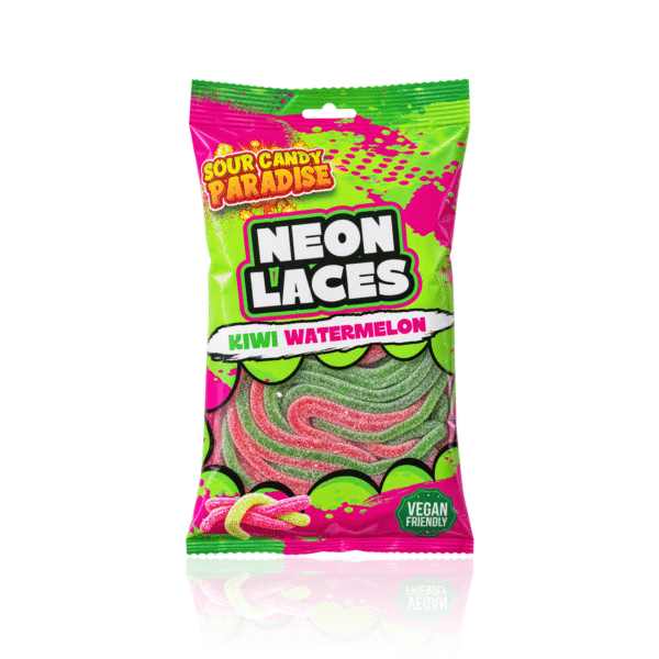 Sour Candy Paradise Neon Laces Kiwi Watermelon 12x130g