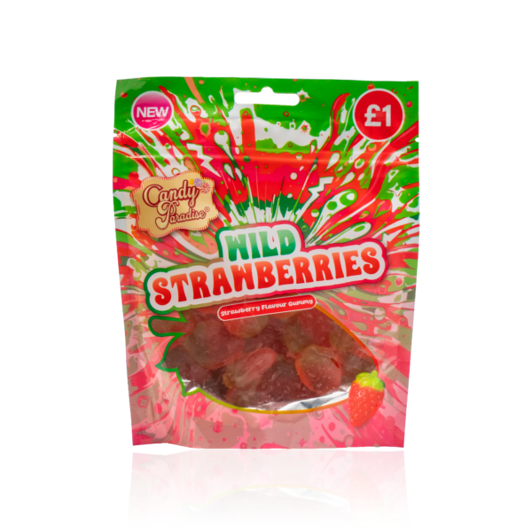 Candy Paradise Wild Strawberries Gummy 10x130g